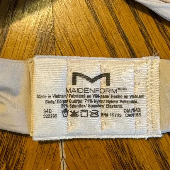 Maidenform T-Shirt convertible straps bra 34D - Picture 5 of 5